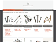 Tablet Screenshot of fastenersaustralia.com.au